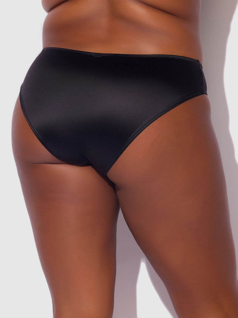 Lexi Liquid Satin Hipster - Frederick's of Hollywood