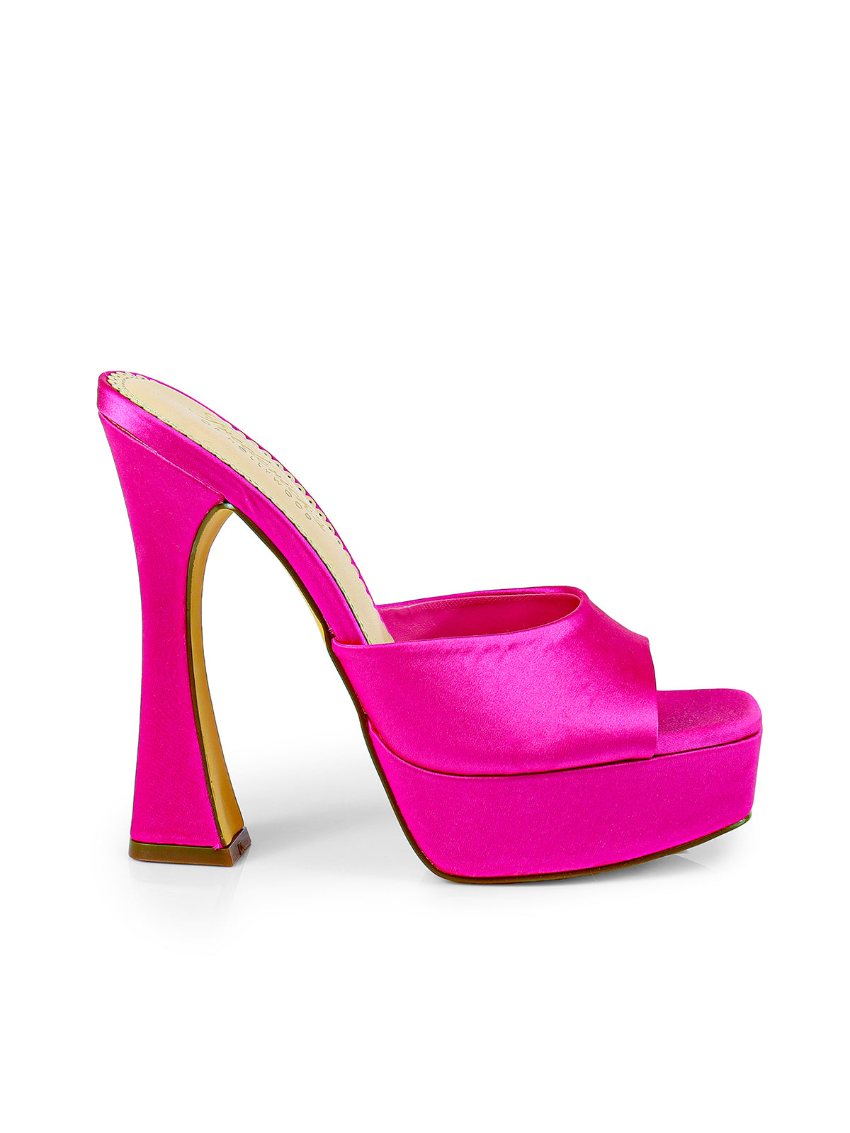 Elaina Platform Mule Heel - Hot Pink