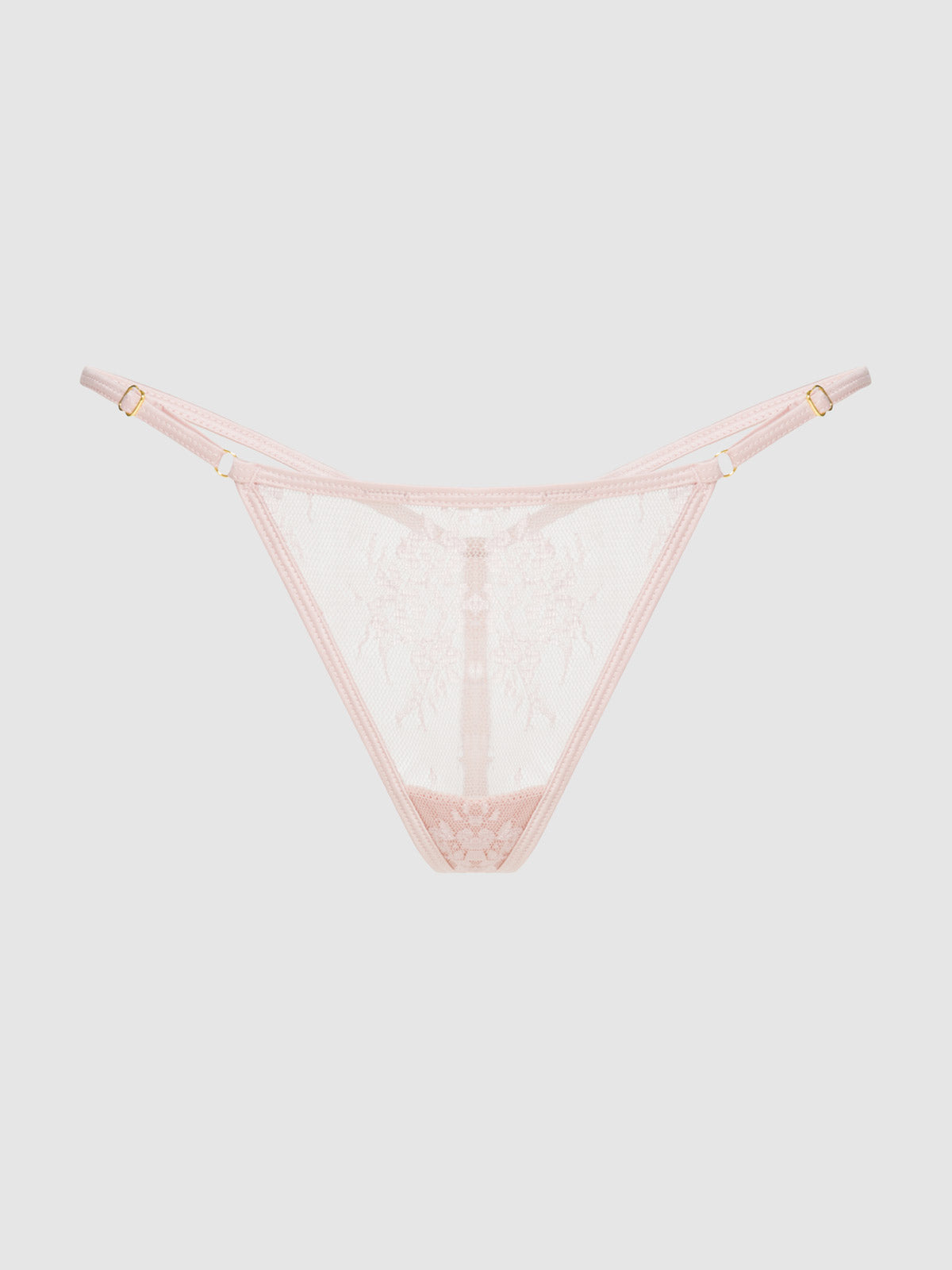 Rosalind Lace & Satin Trimmed G-String - Fredericks of Hollywood