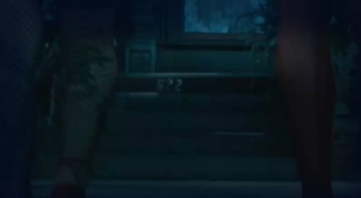 dark blue shadow figures