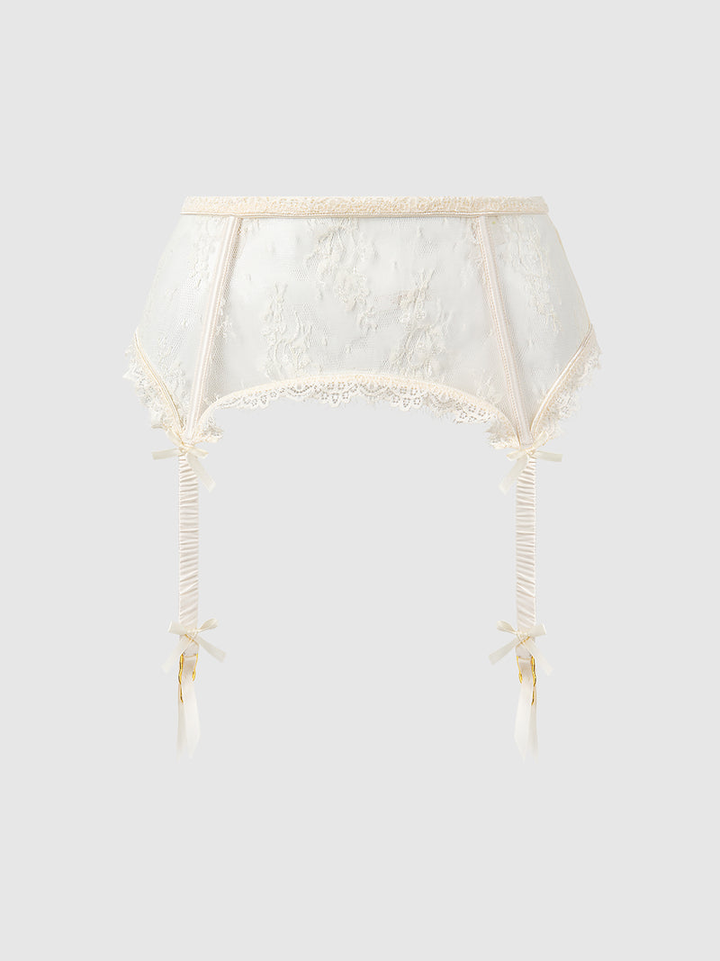Luella Lace Garter Belt - Frederick's of Hollywood