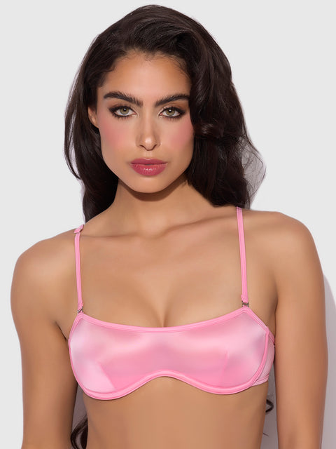 Neev Oil Slick Unlined Bandeau Bra