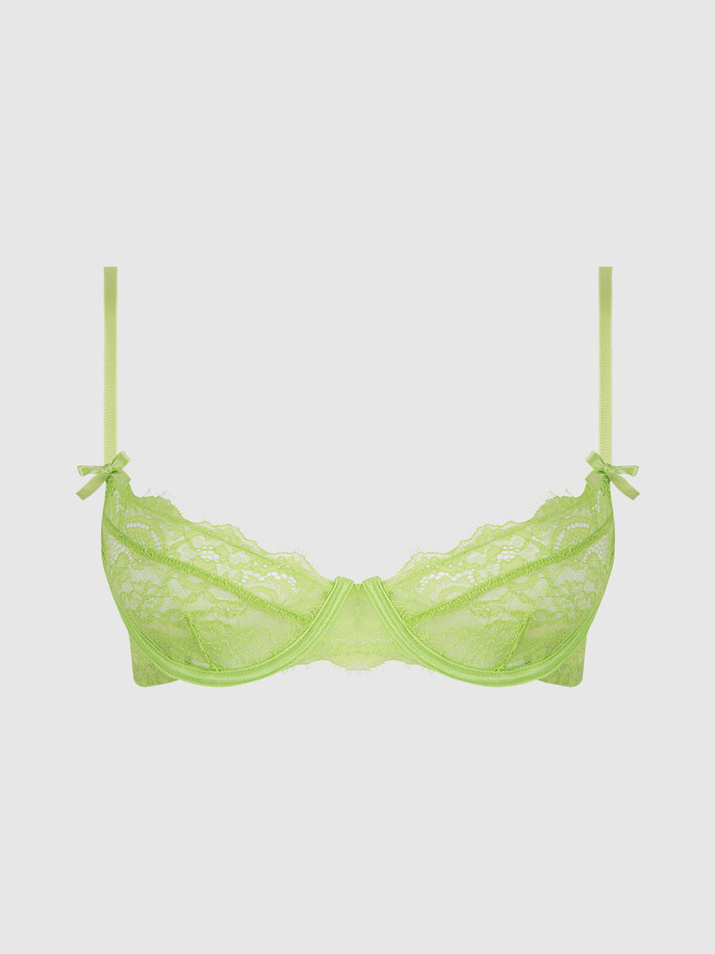 Kellie Unlined Lace Underwire Bra - Frederick's of Hollywood