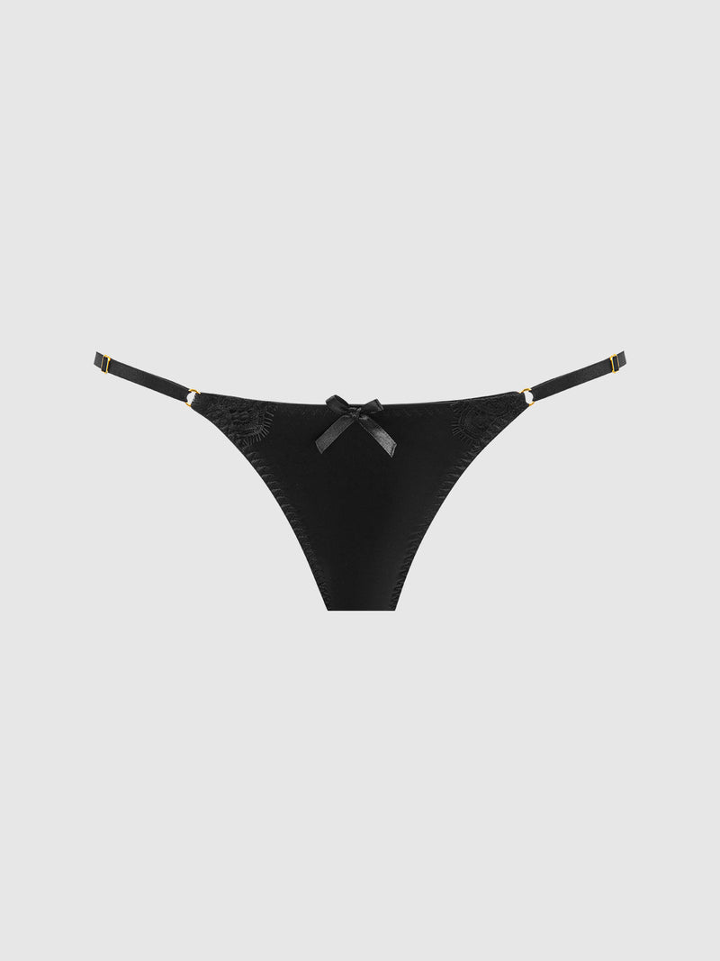 Rising Star Lace & Liquid Satin Bikini - Frederick's Of Hollywood
