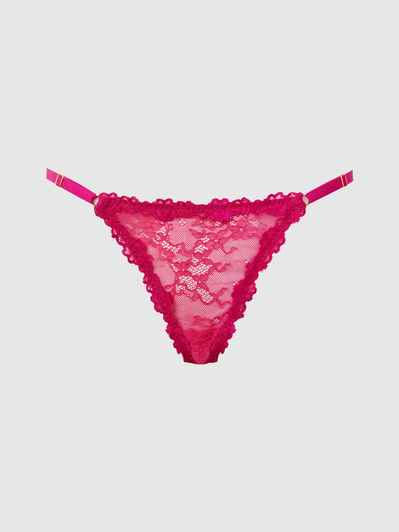 Pia Lace Side Slider Thong
