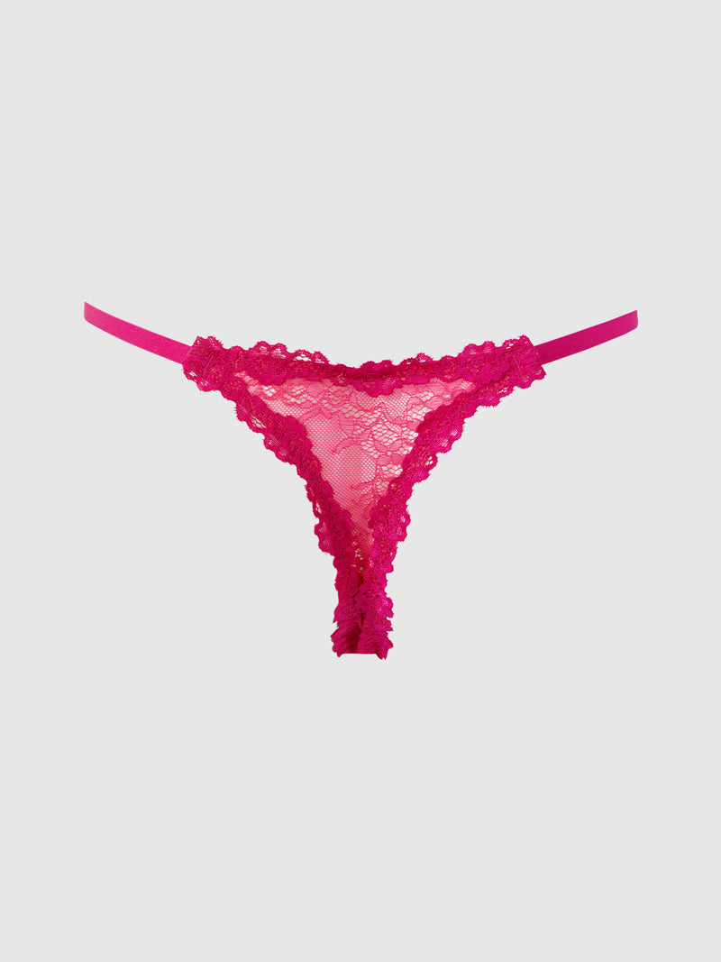 Pia Lace Side Slider Thong