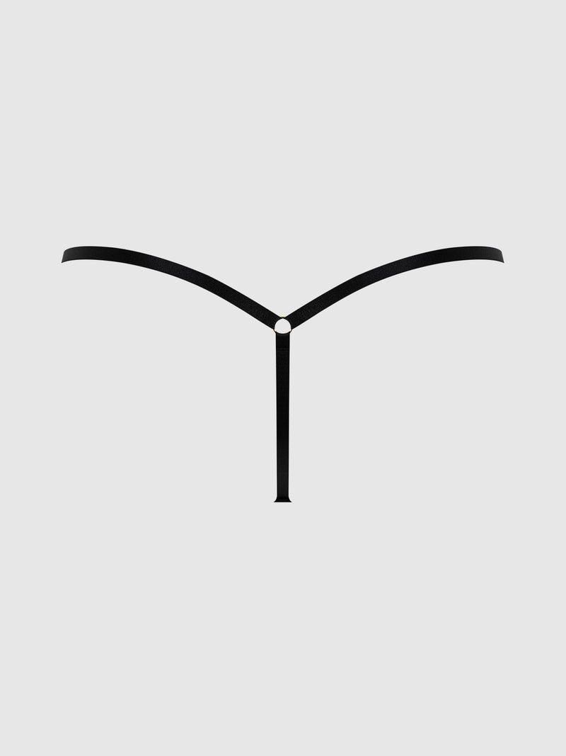 Maeve Chain Lace Up G-String - Frederick's of Hollywood