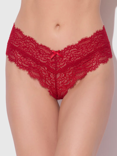Lulu Lace V Front G-String - Frederick's of Hollywood