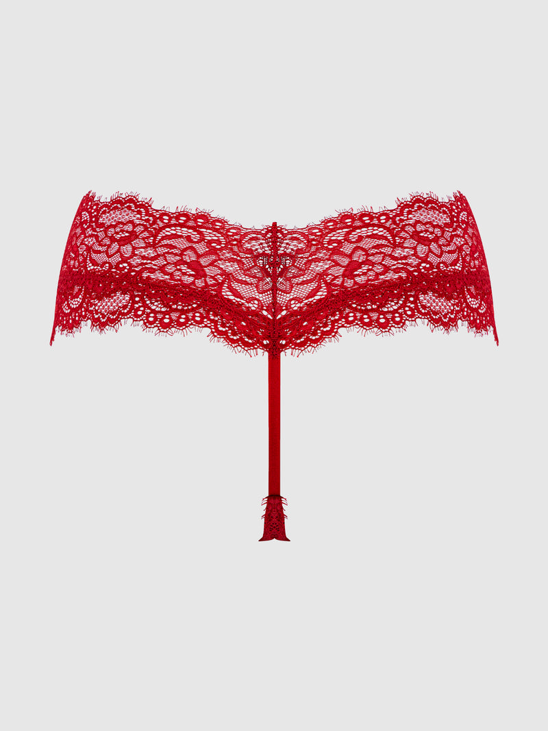 Lulu Lace V Front G-String - Frederick's of Hollywood