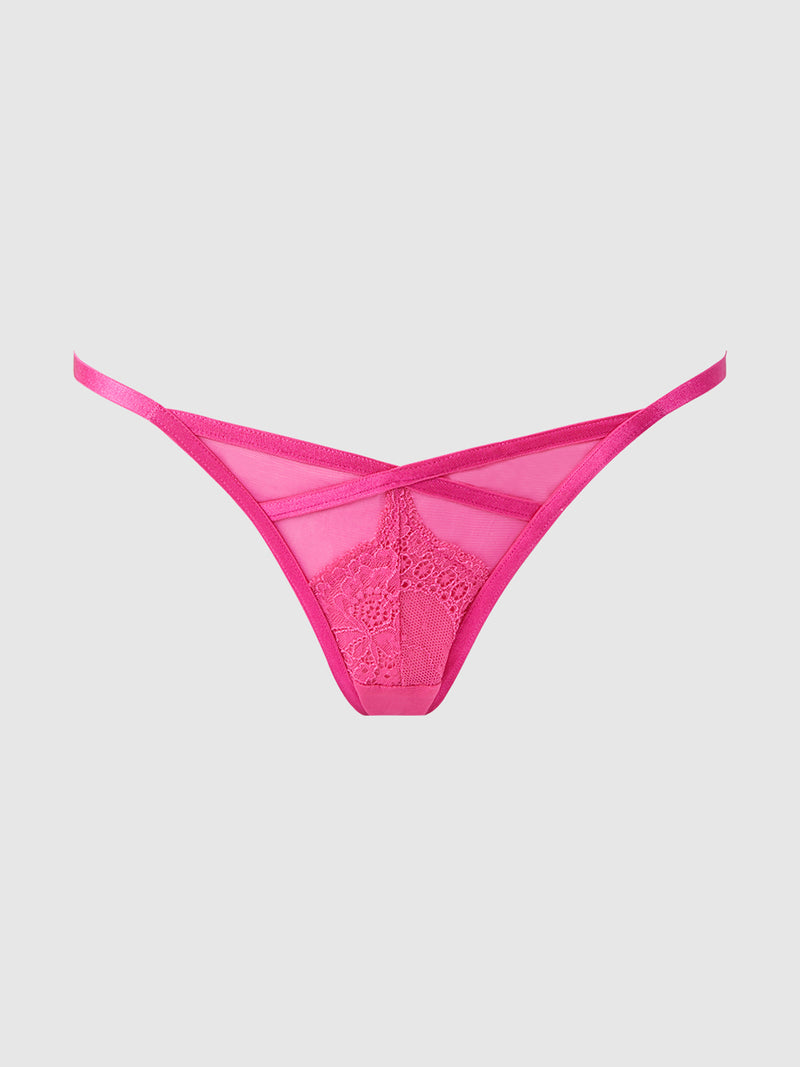 Aria Stretch Lace G-String - Frederick's of Hollywood
