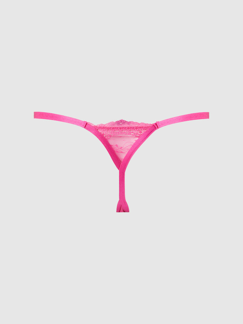 Aria Stretch Lace G-String - Frederick's of Hollywood