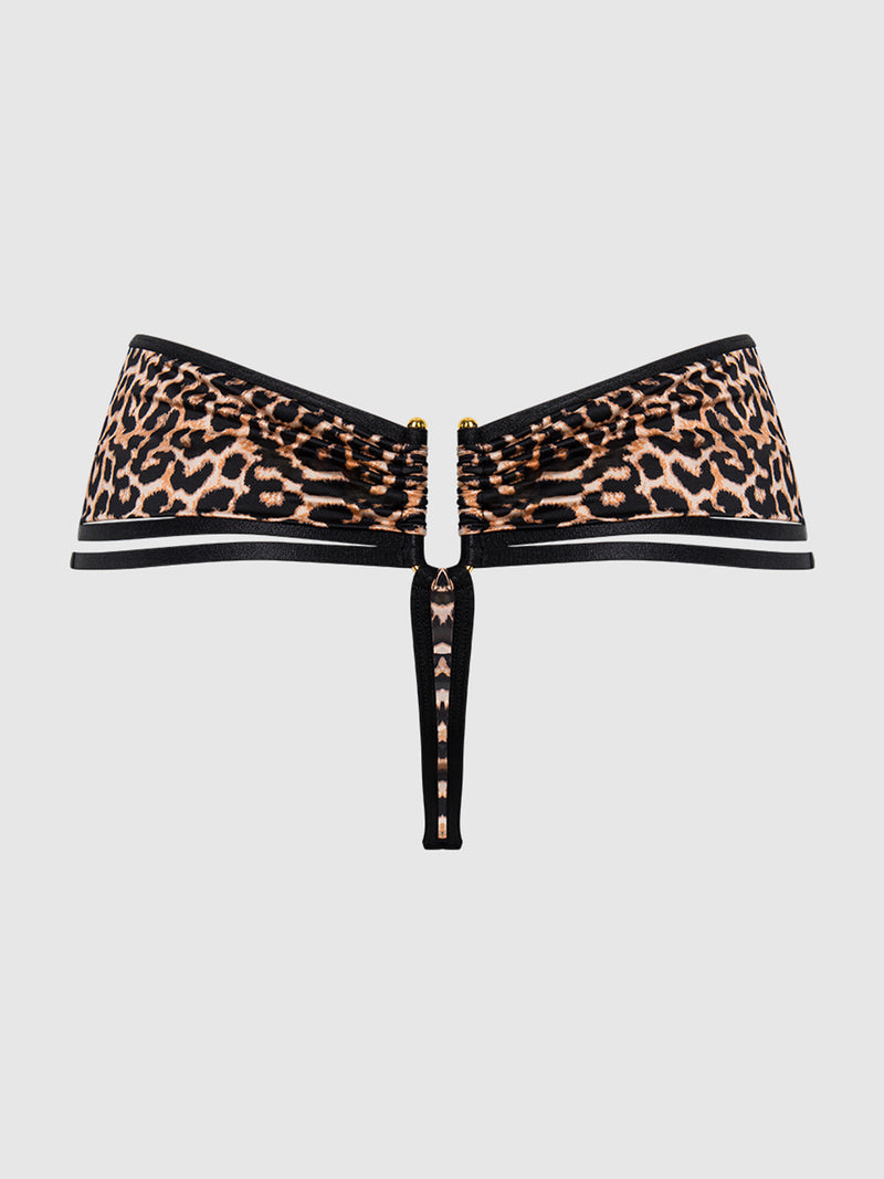 Raven Crotchless & Strappy U-Hook Panty - Frederick's of Hollywood