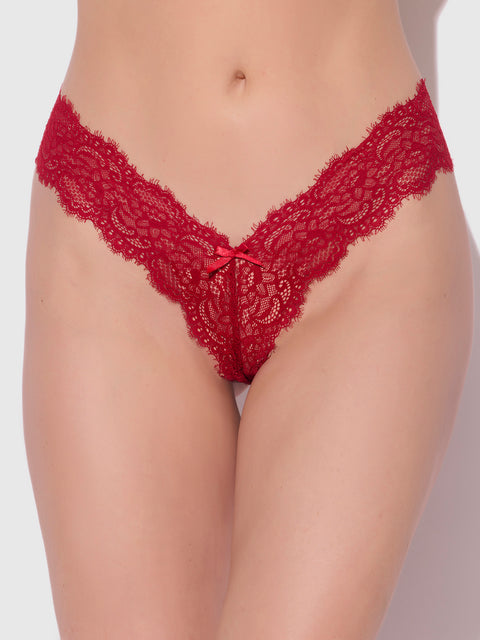Lulu Lace V-Thong - Frederick's of Hollywood