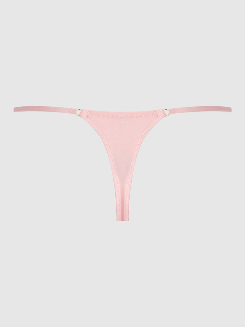 Bailey Stretch Cotton Thong - Fredericks of Hollywood