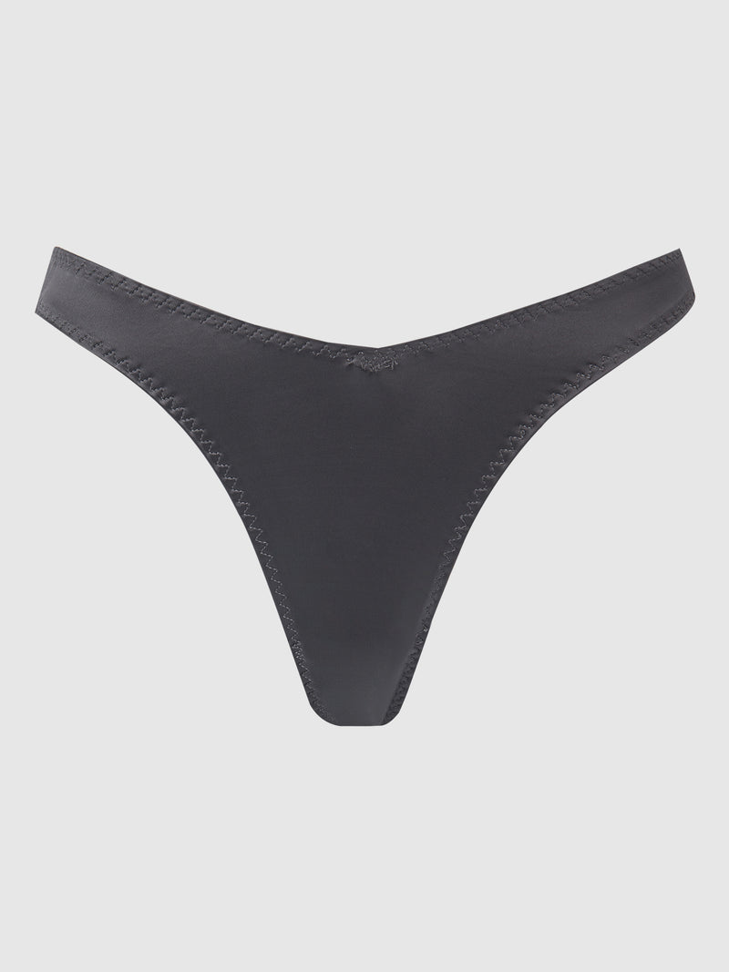 Neev Oil Slick Scoop Thong - Fredericks of Hollywood