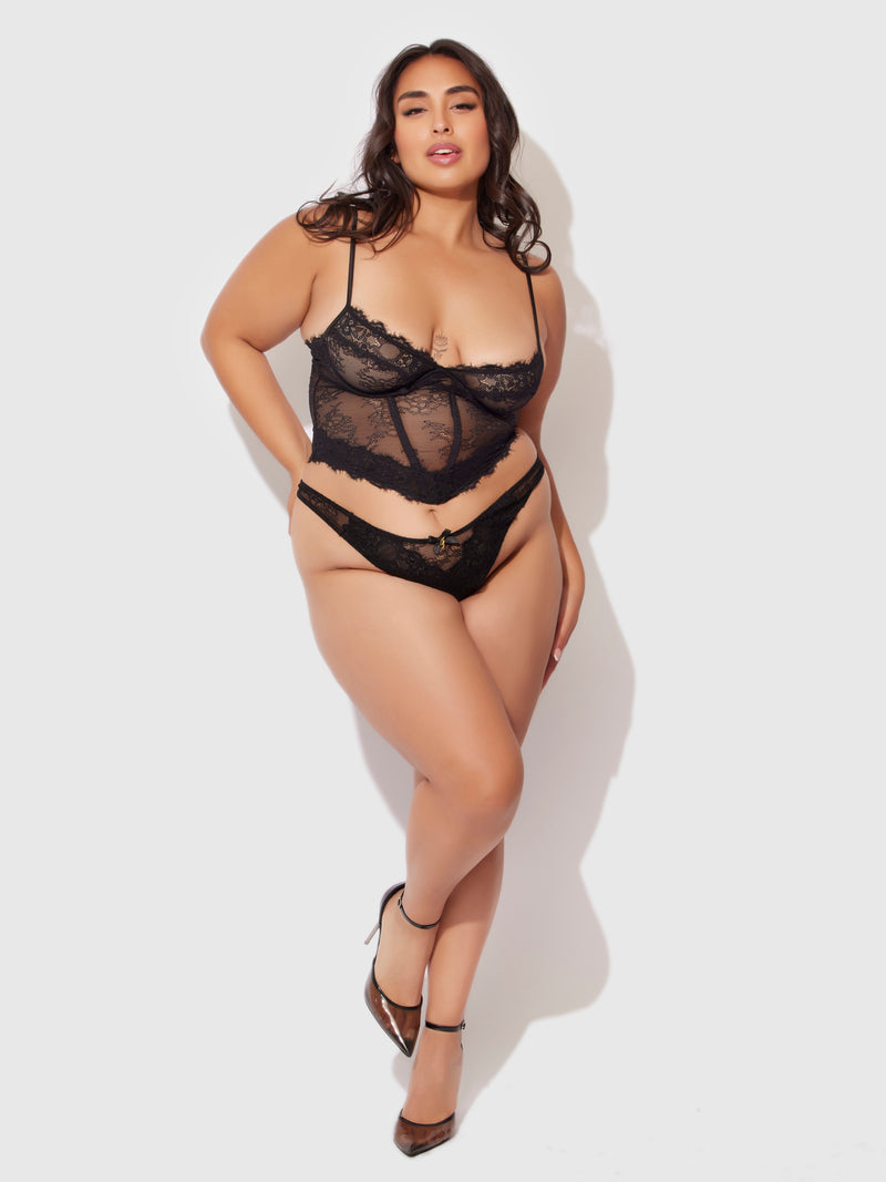 Luella Lace Tanga - Frederick's Of Hollywood