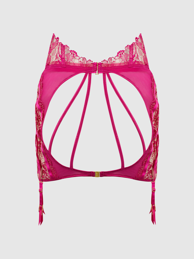 Venus Lace Strappy & Backless Half Slip - Frederick's of Hollywood