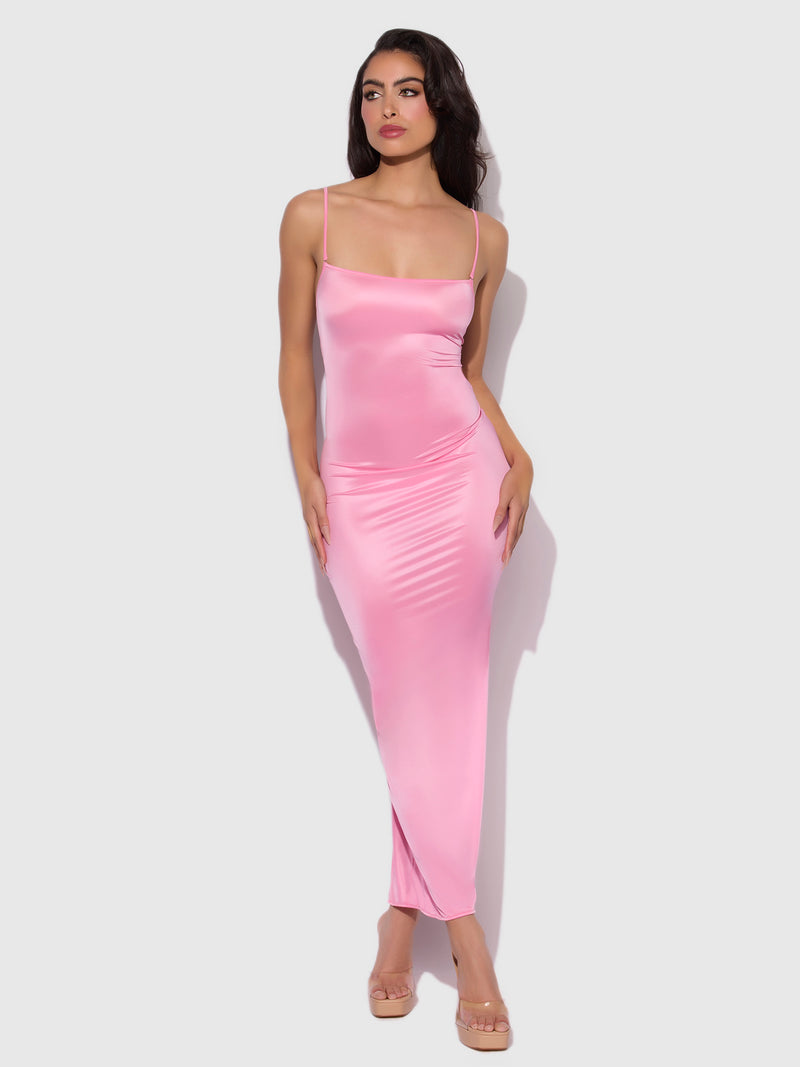 Neev Oil Slick Maxi Gown - Frederick's of Hollywood