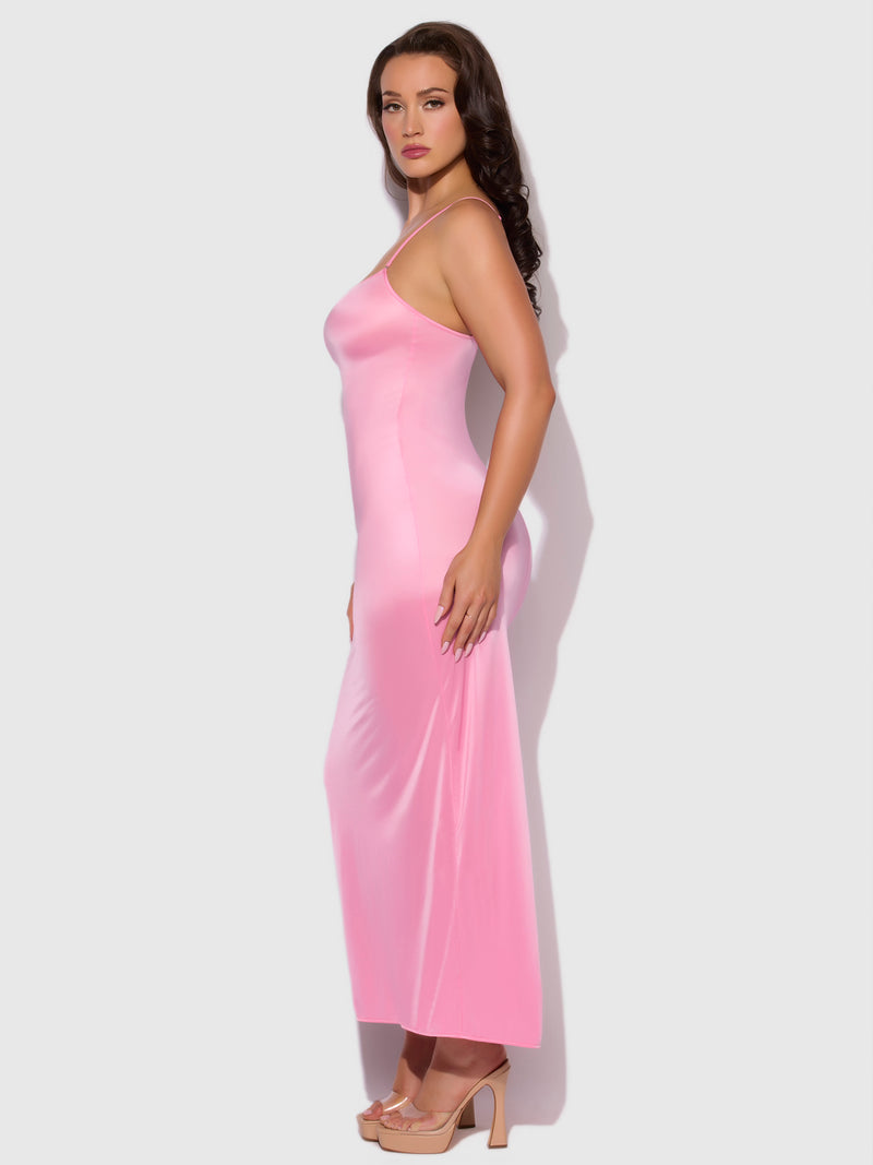 Neev Oil Slick Maxi Gown - Frederick's of Hollywood