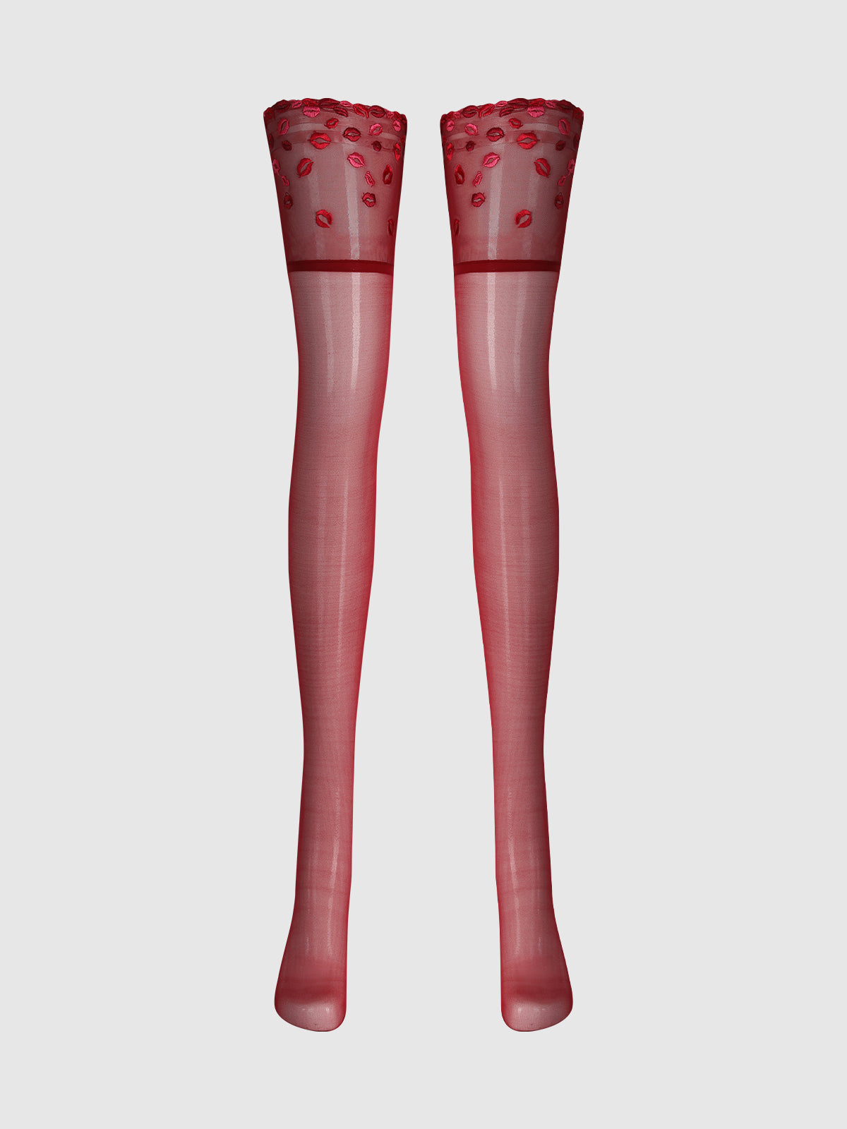 Angelica Lips Stay Up Thigh Highs - Frederick's of Hollywood