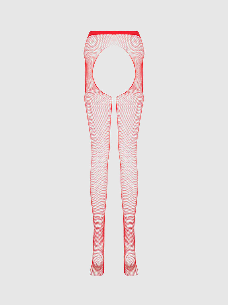 Fishnet Fundies - Jester Red