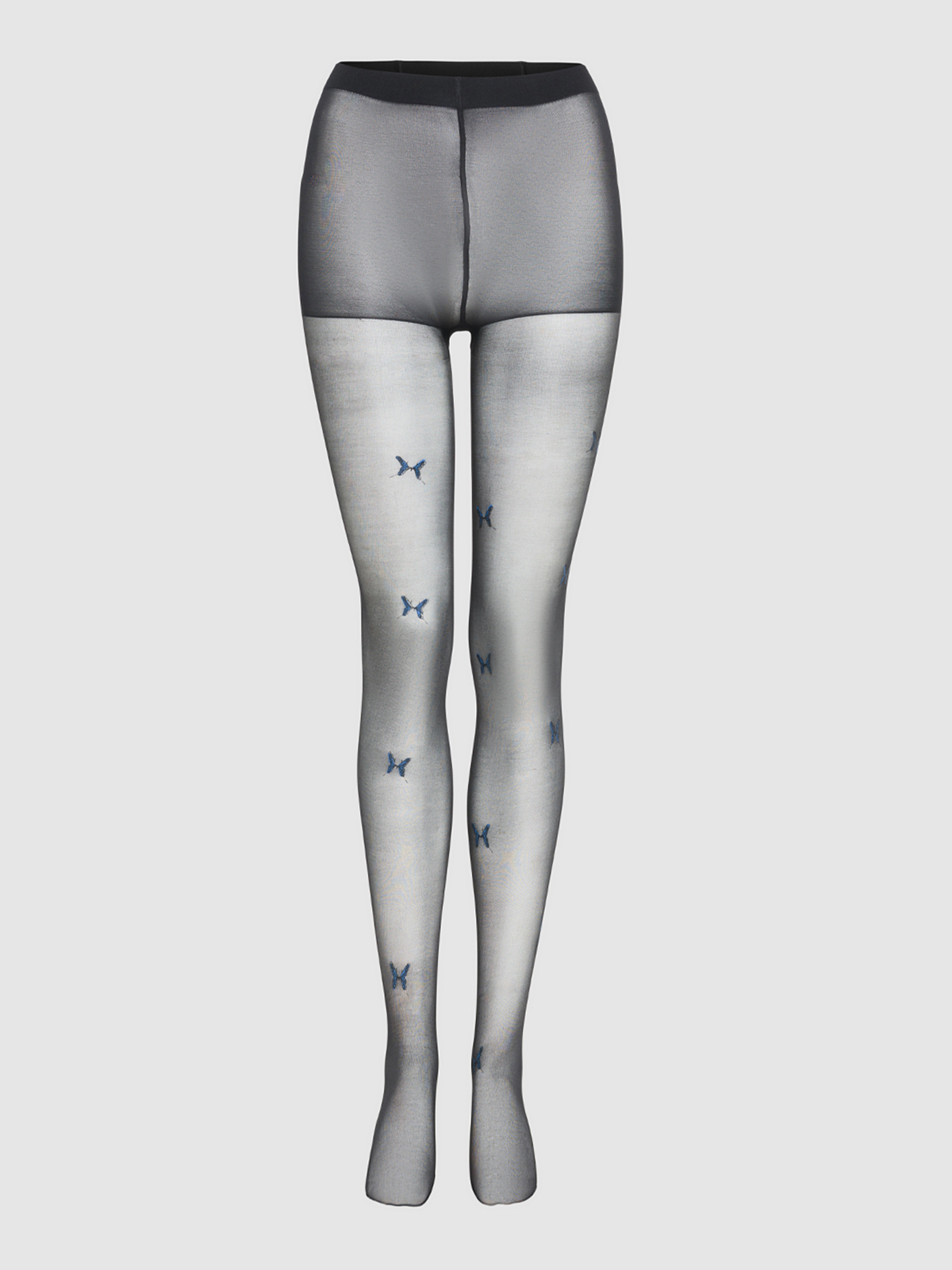 Harlow Sheer Butterfly Stockings - Frederick's of Hollywood