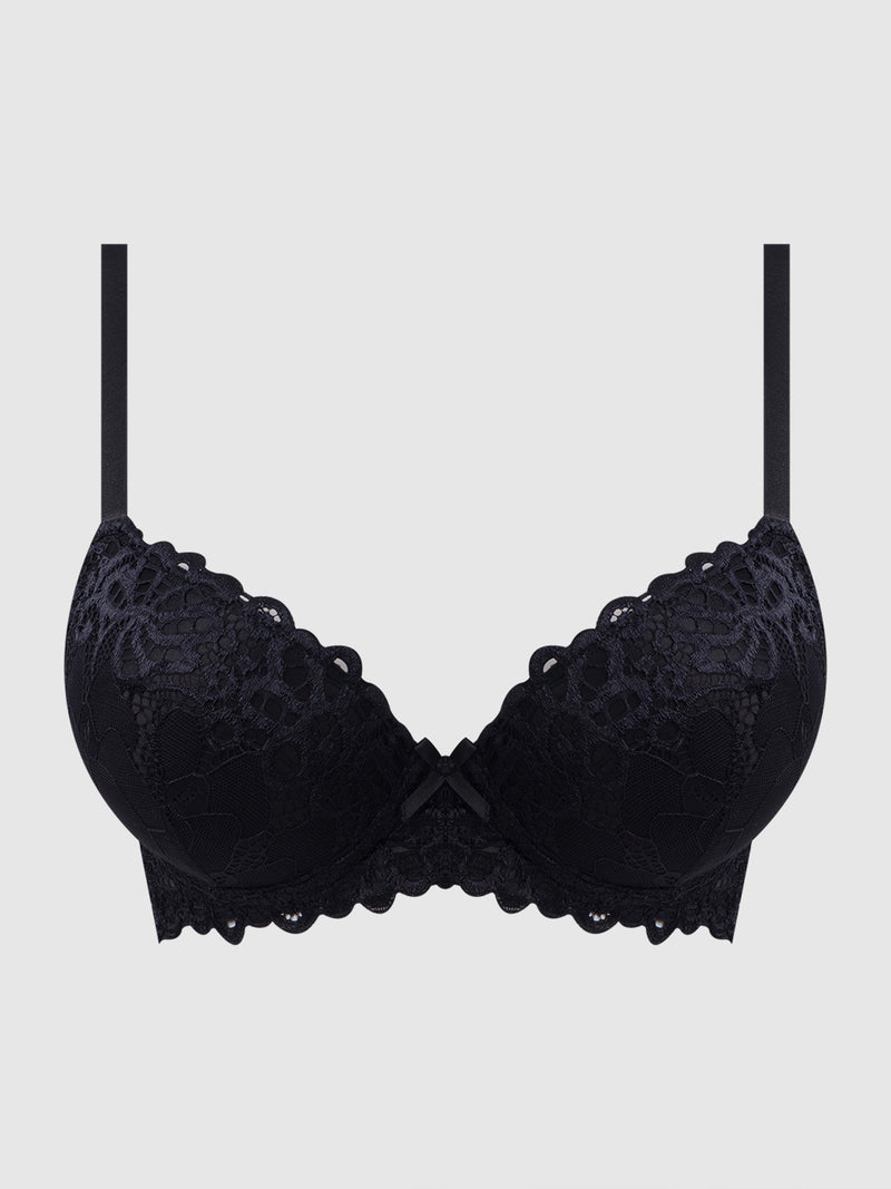 Amanda Lace Push Up Balconette Bra - Frederick's of Hollywood