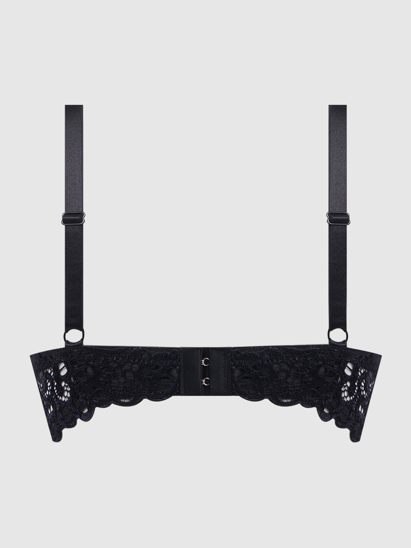 Amanda Lace Push Up Balconette Bra - Frederick's of Hollywood