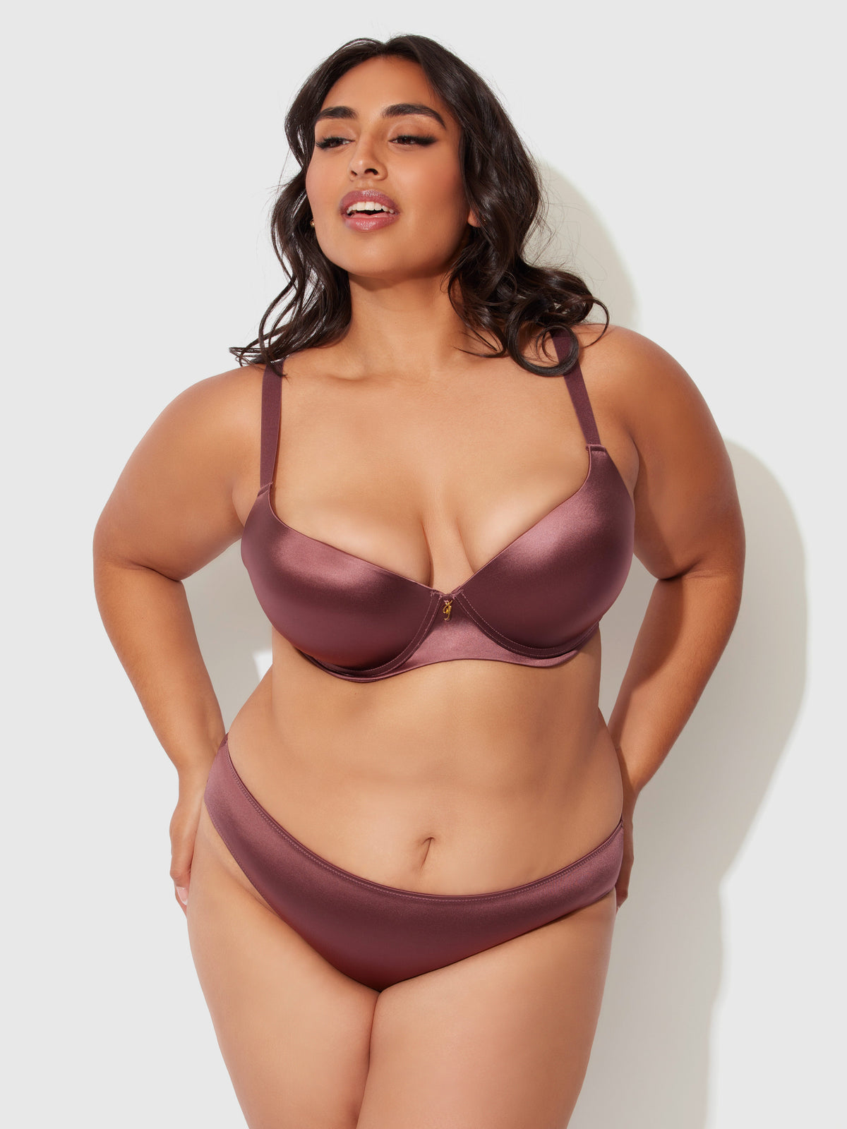 Lexi Rigor Bra - Dark Chocolate/Black main image 1