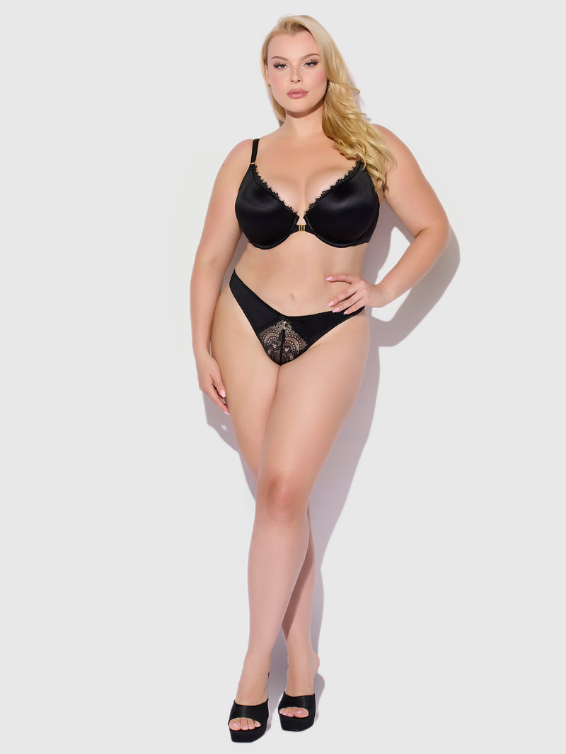 Lexi Front Closure Push Up T-Shirt Bra - Frederick's of Hollywood