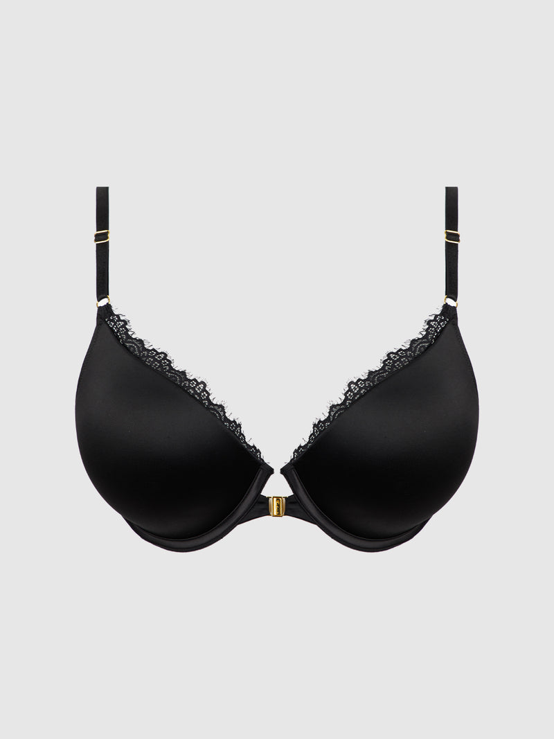 Lexi Front Closure Push Up T-Shirt Bra - Frederick's of Hollywood