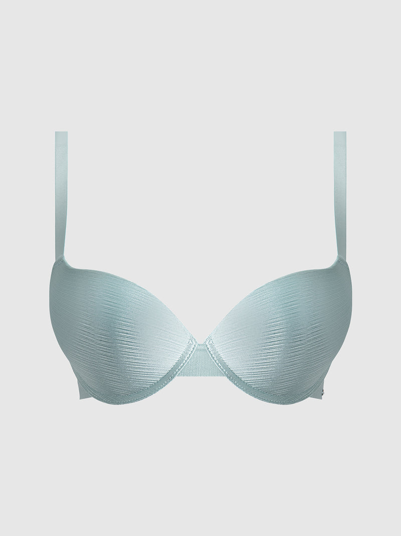 Mira Shimmer Micro Push Up T-Shirt Bra - Frederick's of Hollywood