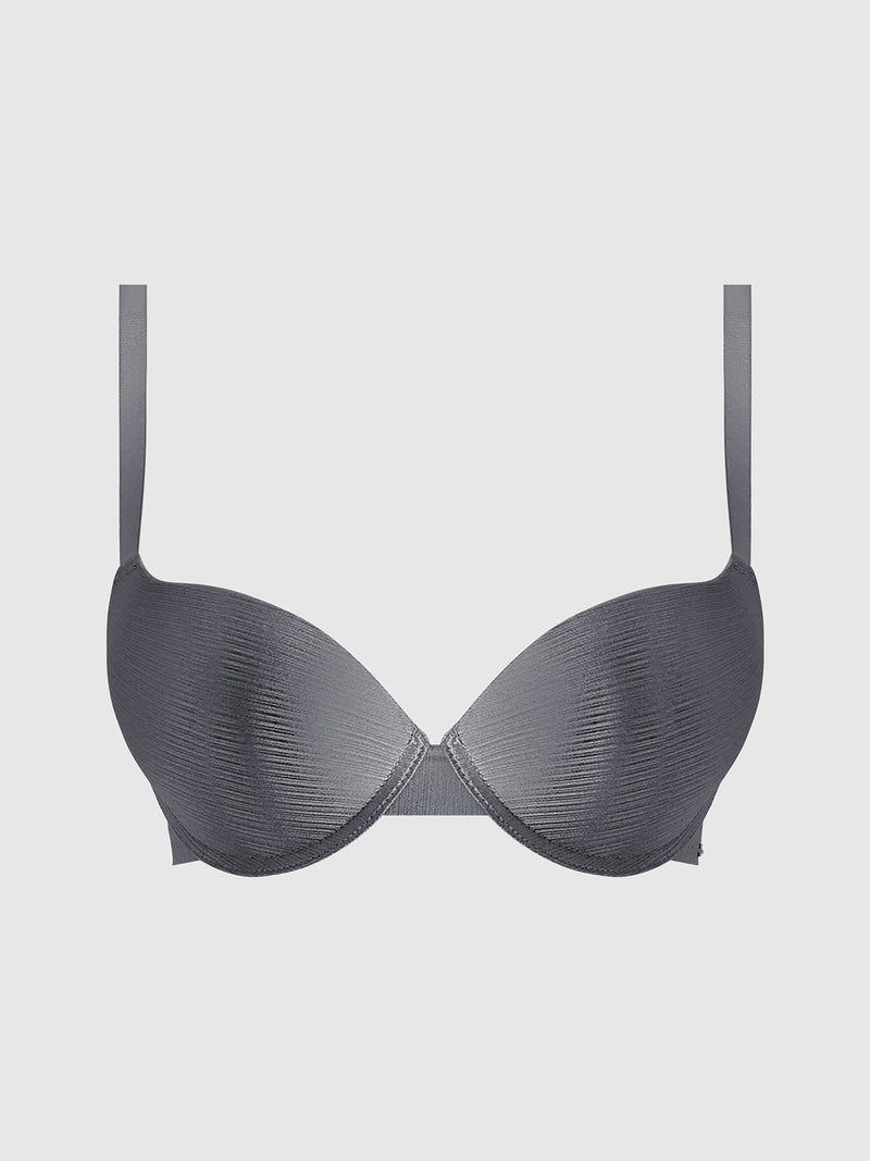 Mira Shimmer Micro Push Up T-Shirt Bra - Frederick's of Hollywood