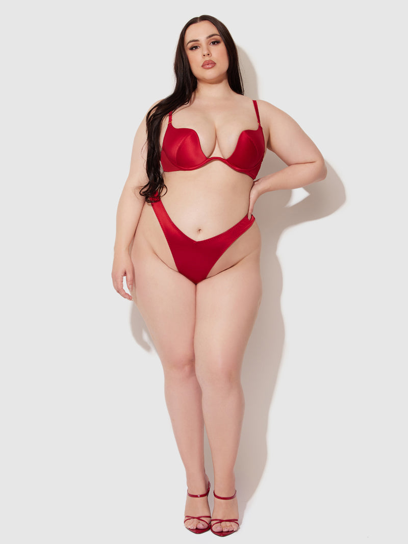 Petra Rising Star Plunge Push Up Bra - Frederick's of Hollywood
