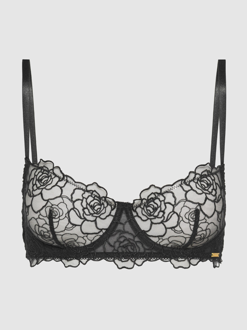 Melrose Embroidered Unlined Bra - Frederick's of Hollywood