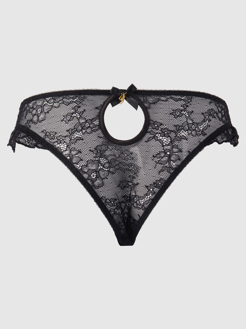 Luella Lace Keyhole Back Hipster - Frederick's Of Hollywood
