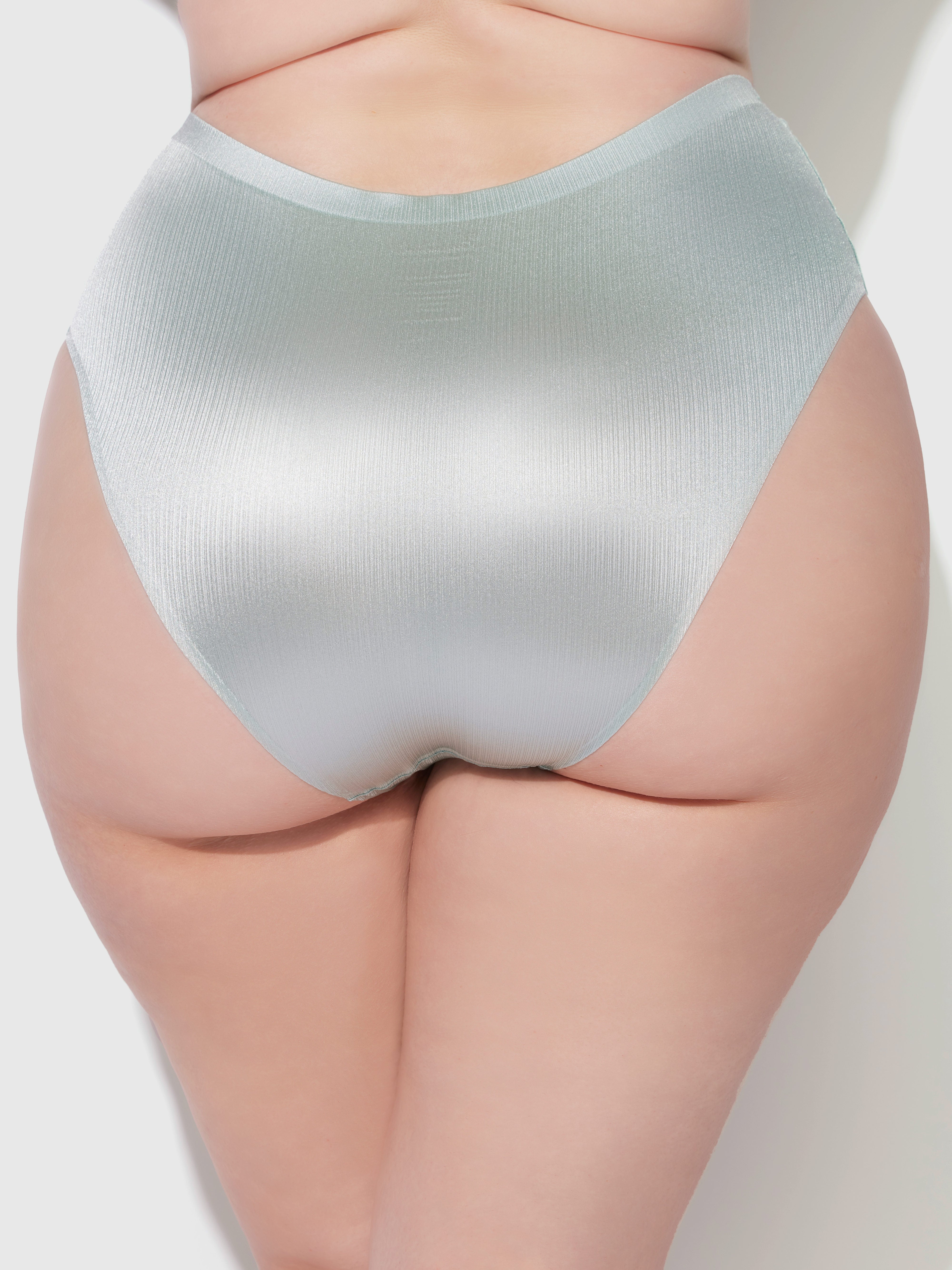 Mira Shimmer Micro Laser Bonded Hipster - Frederick's of Hollywood