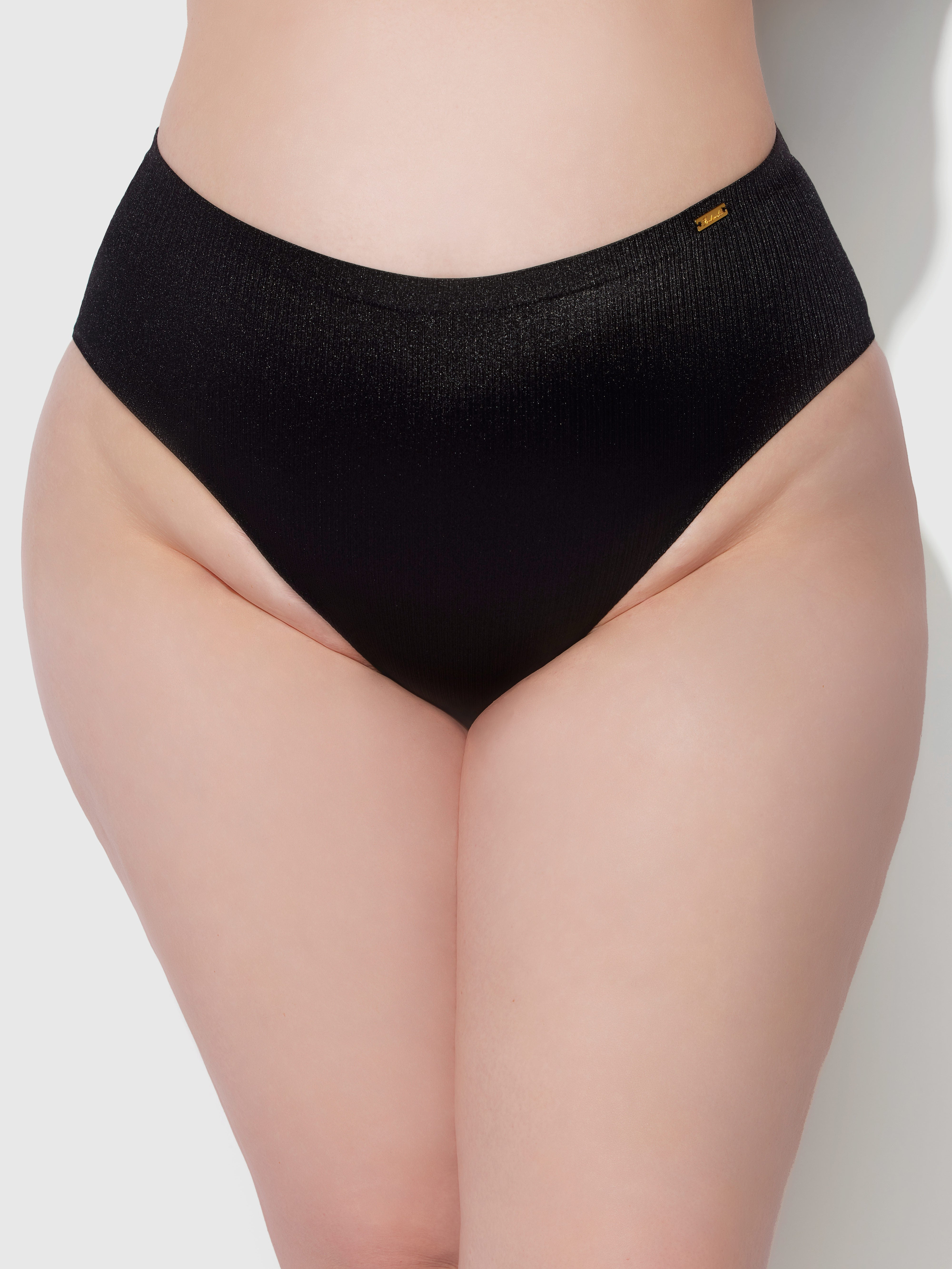 Mira Shimmer Micro Laser Bonded Hipster - Frederick's of Hollywood