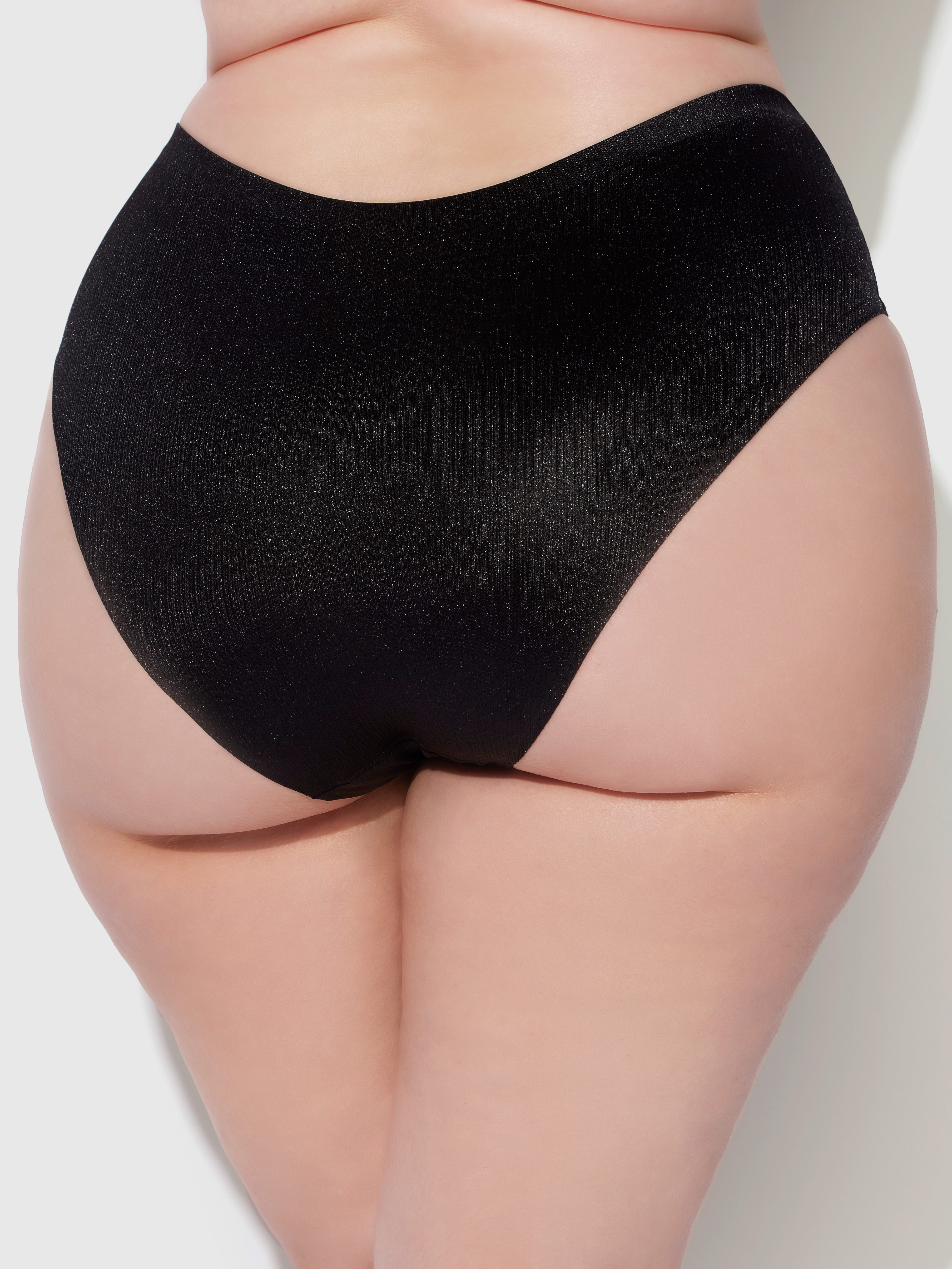 Mira Shimmer Micro Laser Bonded Hipster - Frederick's of Hollywood
