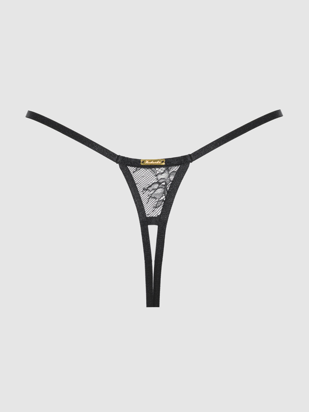 Crotchless Lace Thong