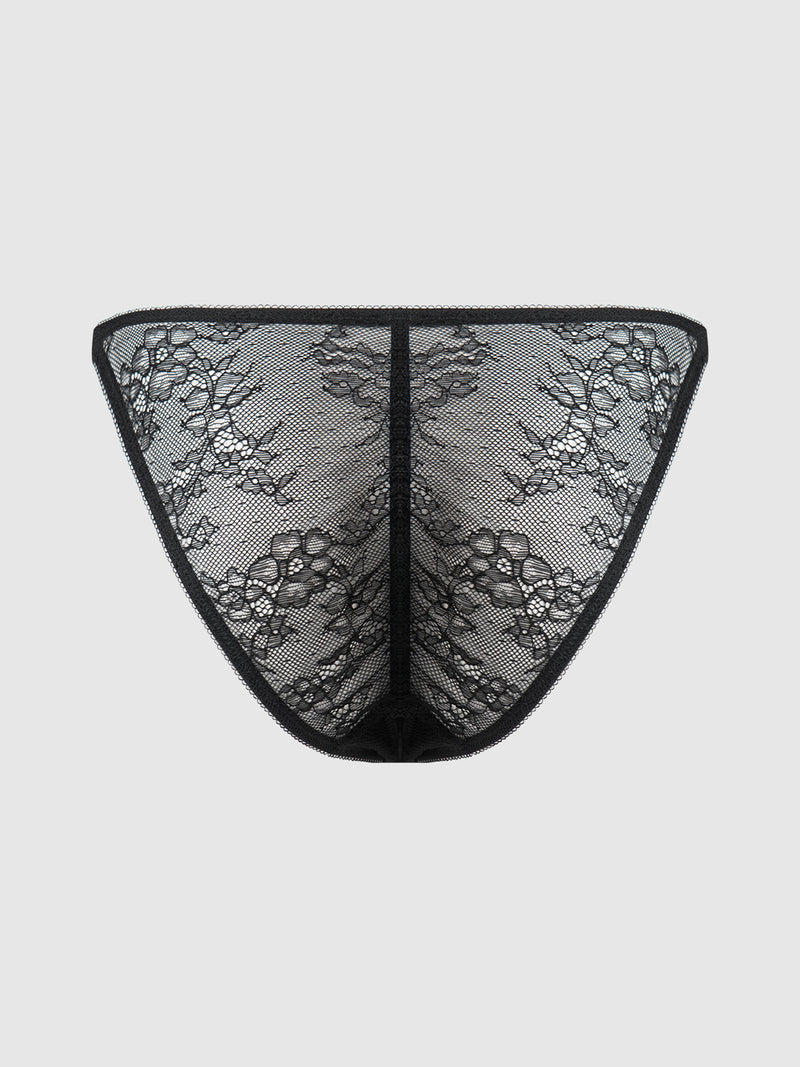 Luella Lace Crotchless Bikini - Frederick's Of Hollywood