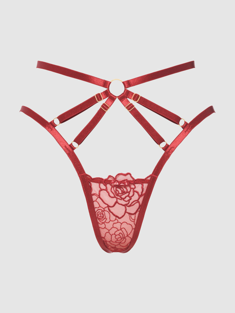 Melrose Backless High Waist Bikini - Frederick's Of Hollywood