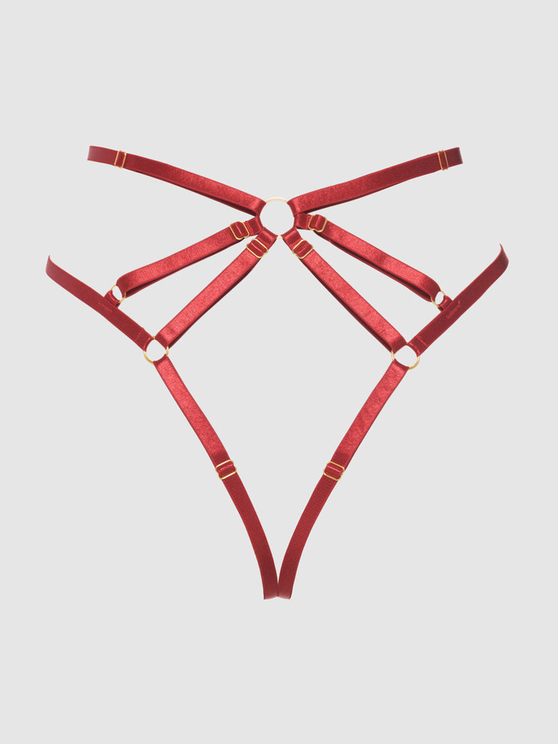 Melrose Backless High Waist Bikini - Frederick's Of Hollywood