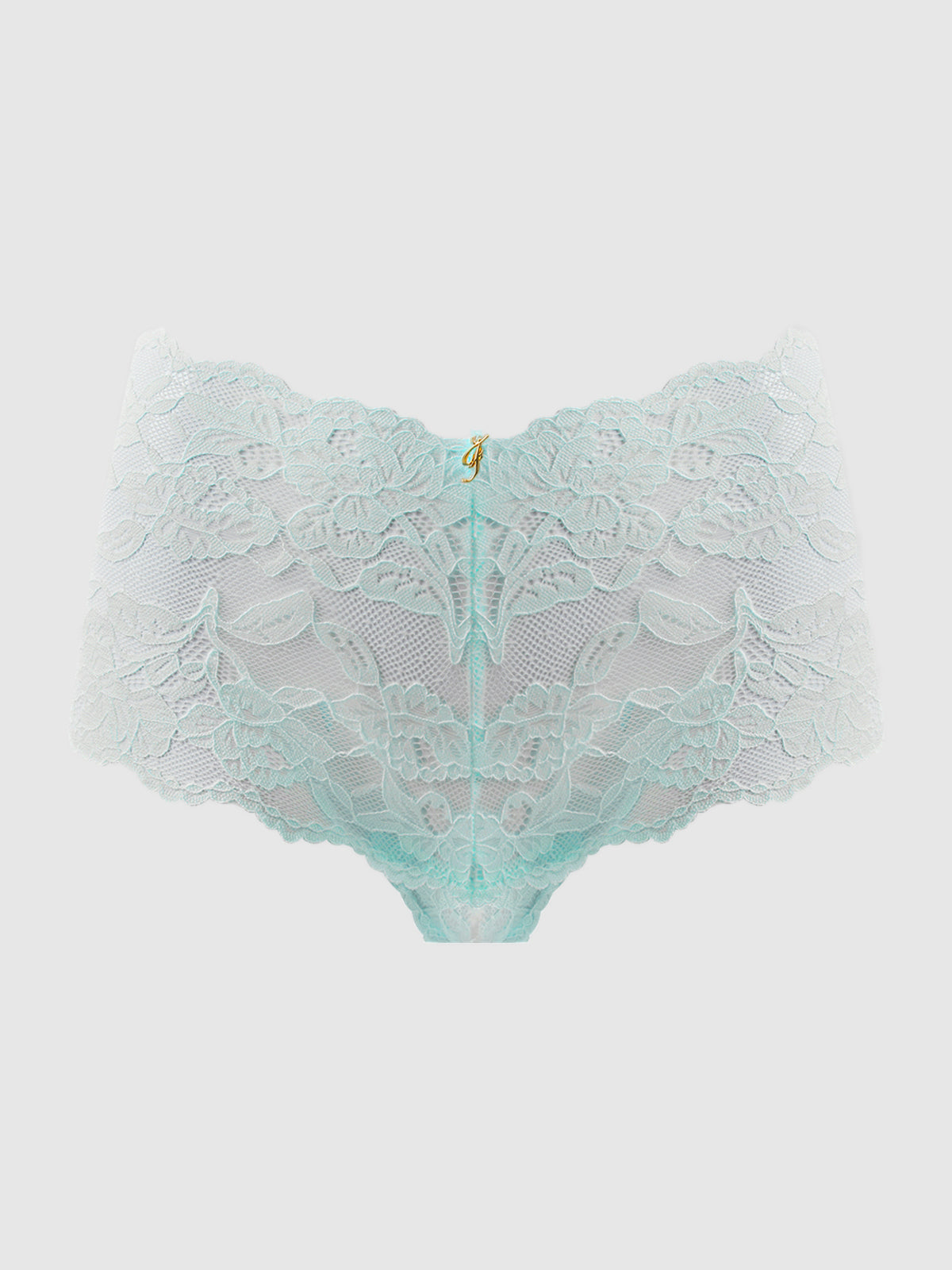 Mabel Crotchless Lace Up Back Cheeky - Frederick's of Hollywood