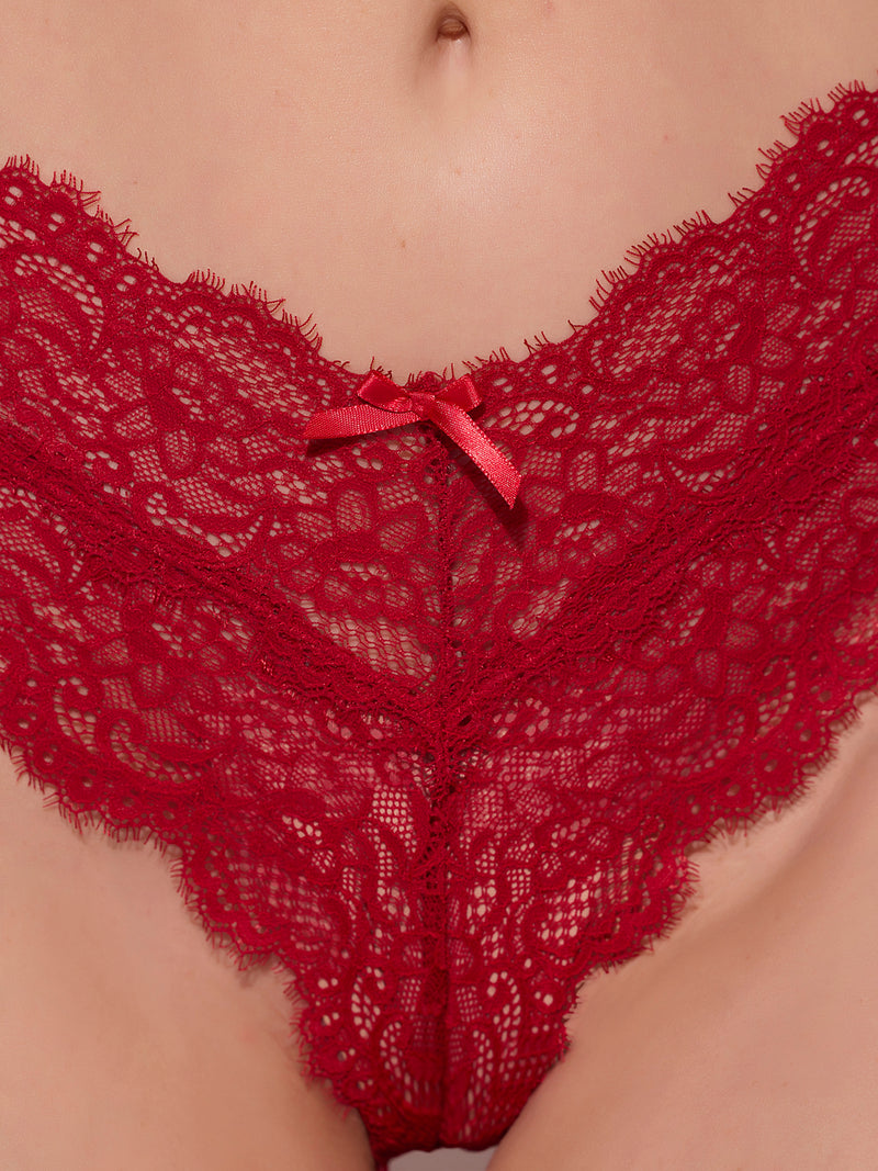 Lulu Lace V-Cheeky