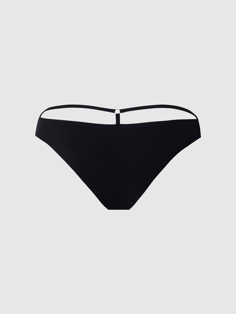 No Show Mid Rise Strappy T-Thong - Frederick's of Hollywood