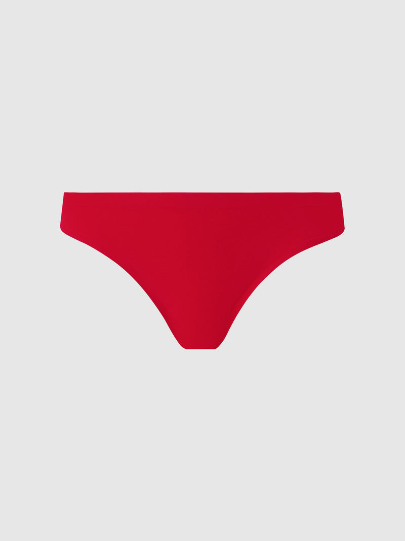 No Show Mid Rise Strappy T-Thong - Frederick's of Hollywood