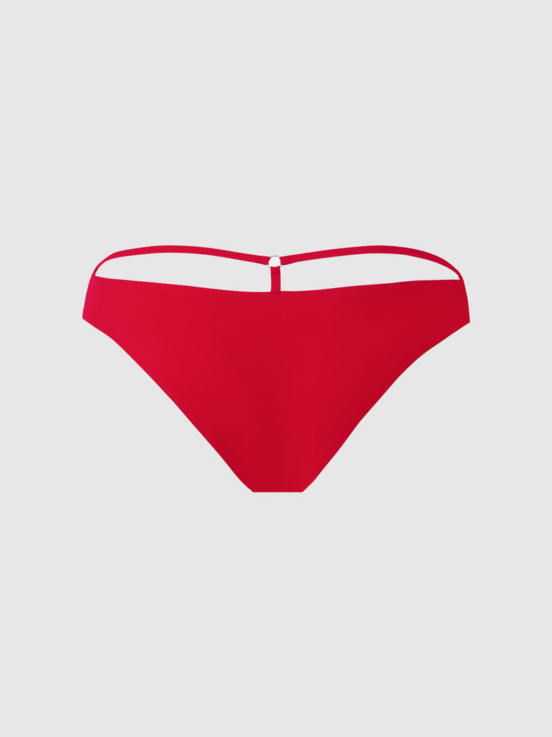 No Show Mid Rise Strappy T-Thong - Frederick's of Hollywood