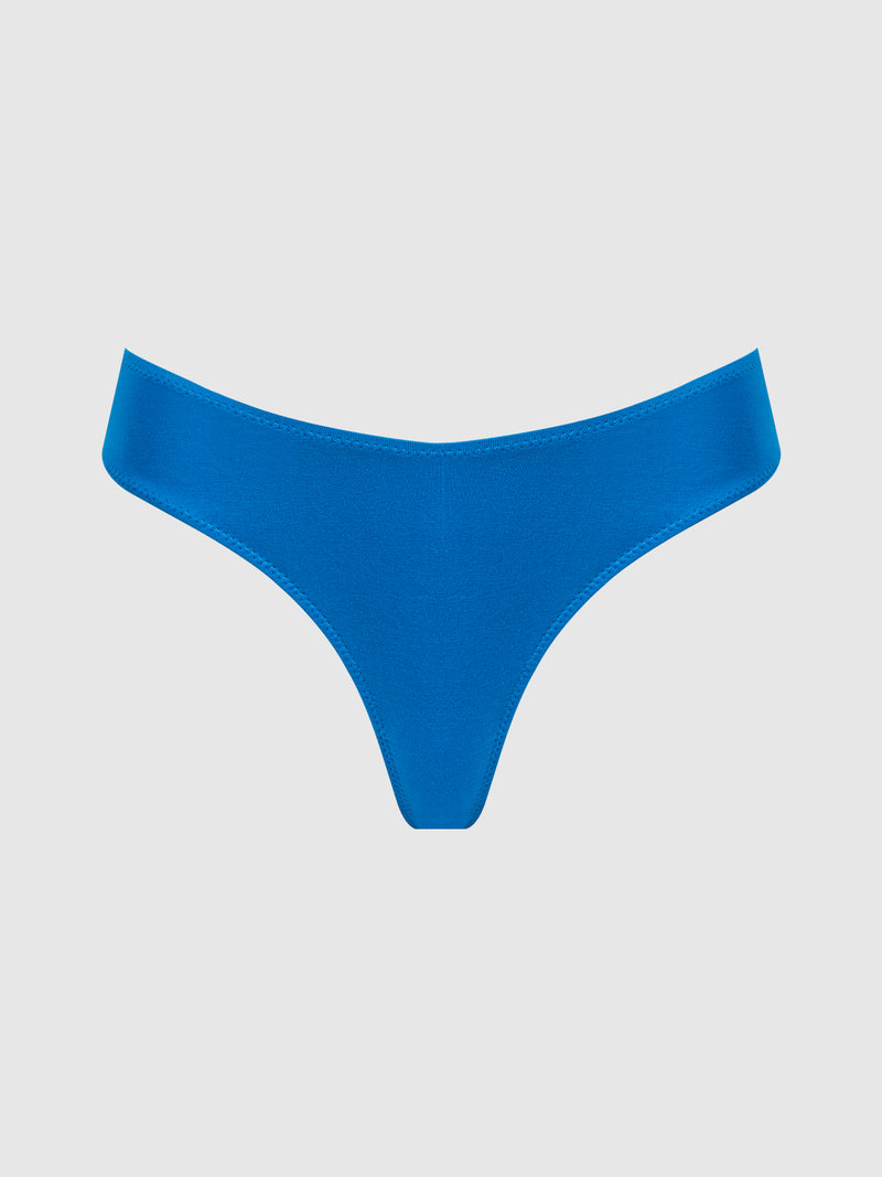 Bailey Stretch Cotton Tanga - Fredericks of Hollywood