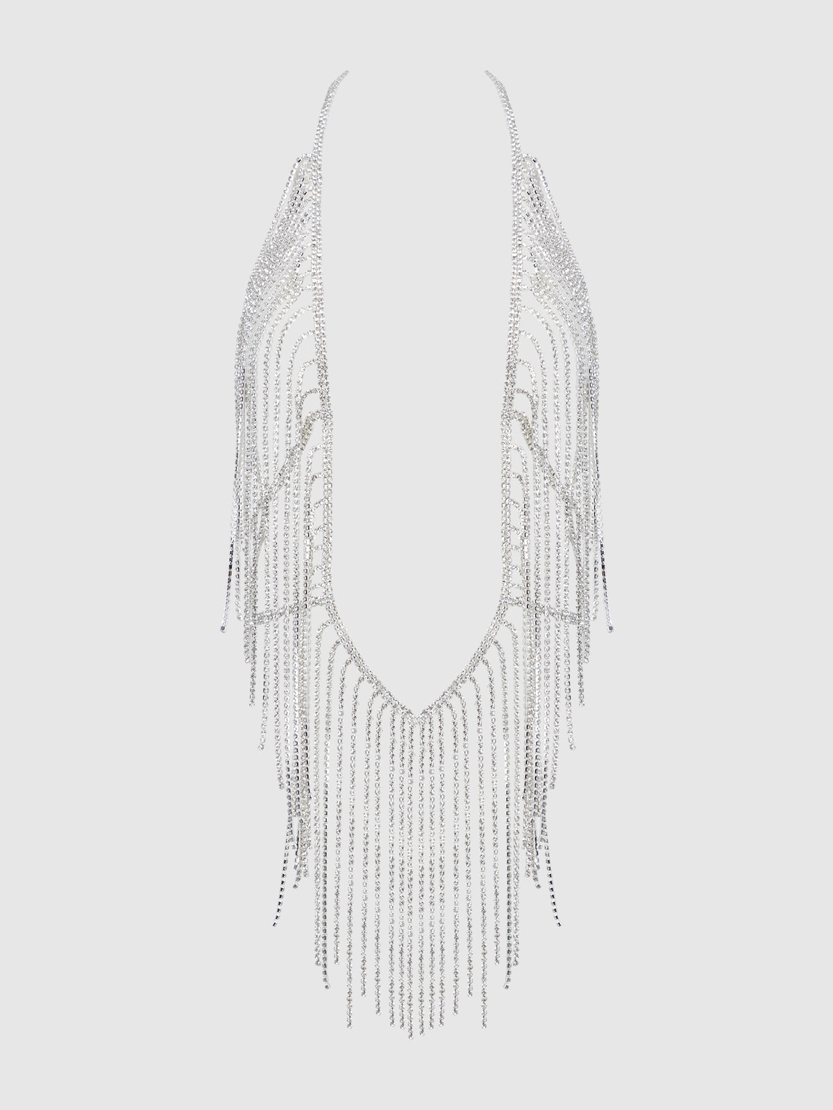 Ziggy Rhinestone Fringe Deep V-Punge Teddy - Frederick's Of Hollywood